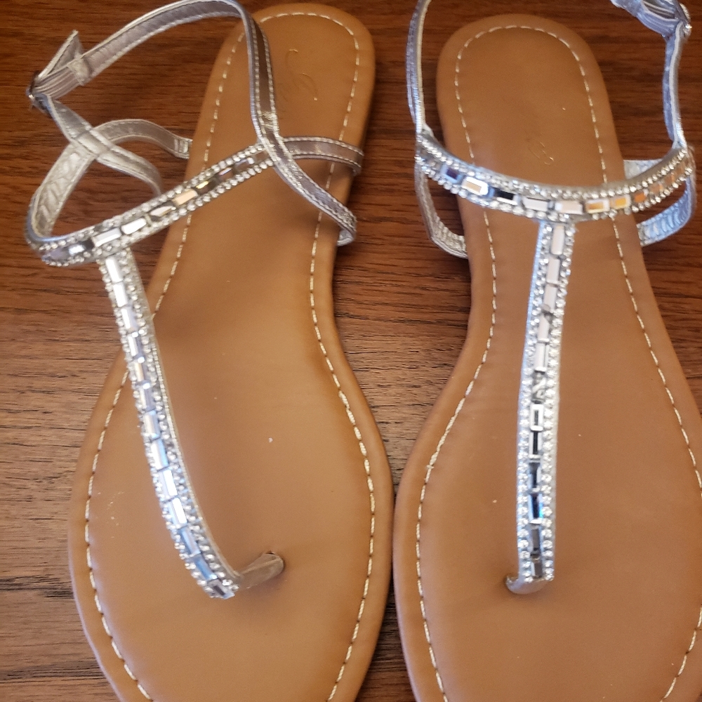 Jynx Rhinestone Sandals! NWOT!